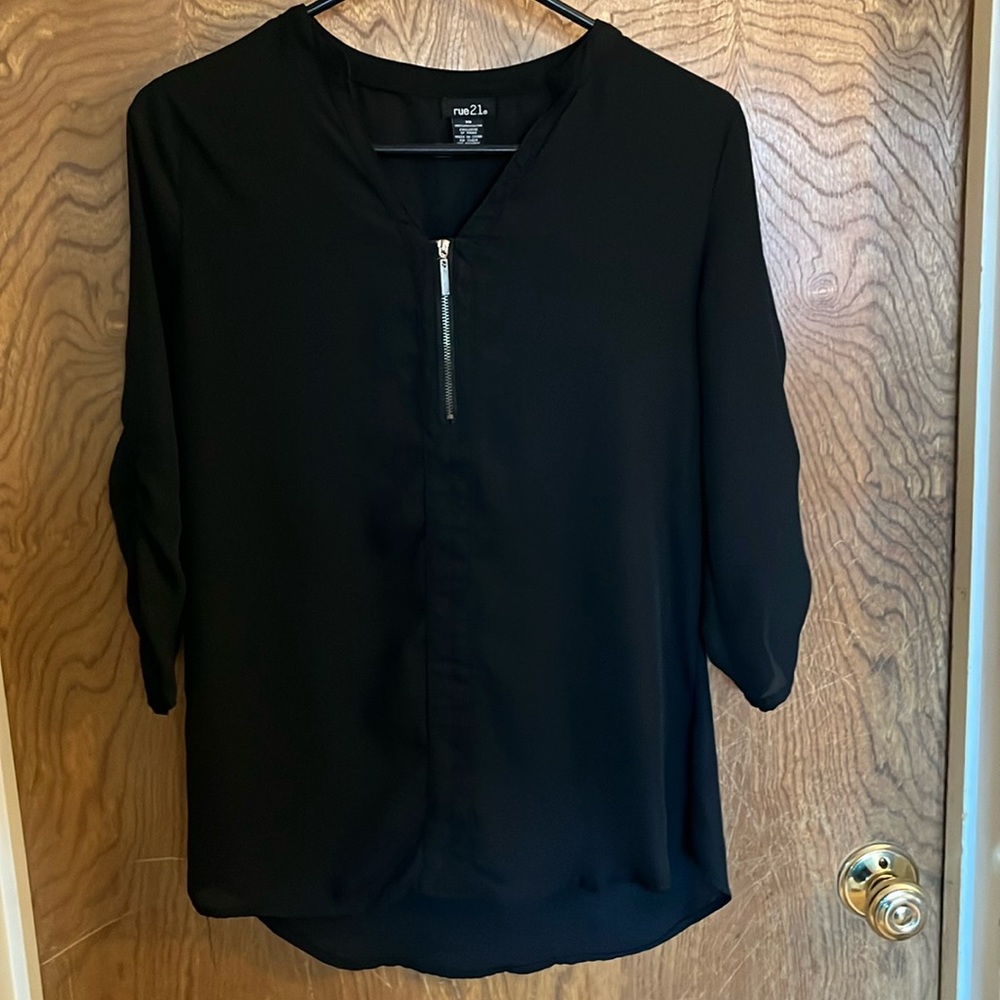 Woman black XS blouse